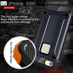 Tough Armor TPU + PC Combination Case for iPhone SE & 5 & 5s, For 5 & iPhone 5S & iPhone SE