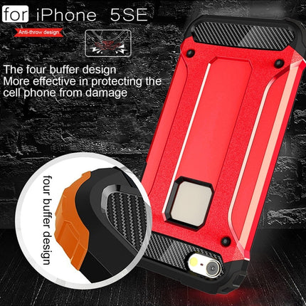 Tough Armor TPU + PC Combination Case for iPhone SE & 5 & 5s, For 5 & iPhone 5S & iPhone SE