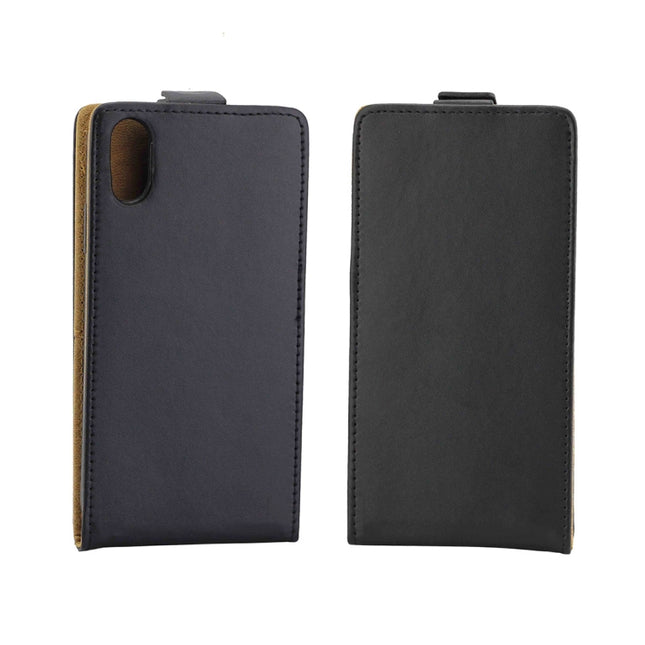 Funda de cuero TPU con tapa vertical estilo empresarial para iPhone X/XS con ranura para tarjetas, para X/XS