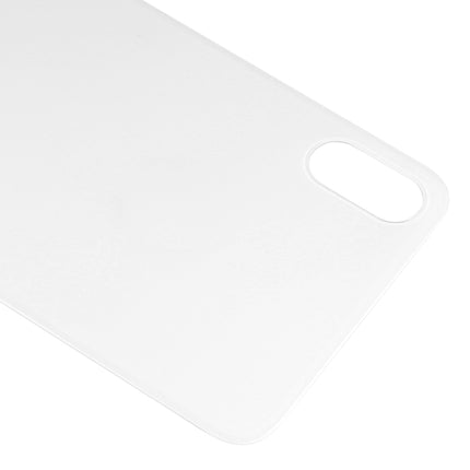 Easy Replacement Big Camera Hole Glass Back Battery Cover with Adhesive for iPhone X