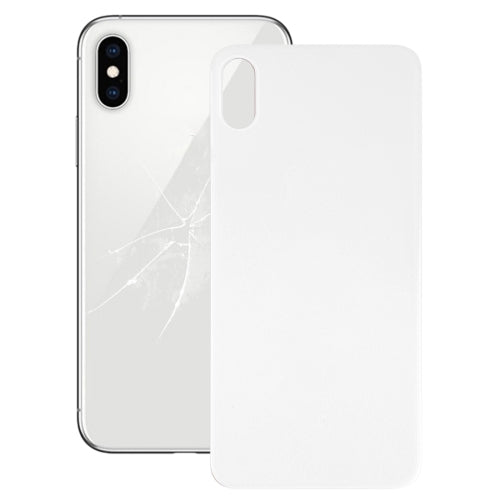 Easy Replacement Big Camera Hole Glass Back Battery Cover with Adhesive for iPhone X, For iPhone X (No Disassemble), For iPhone X (Not Disassemble)