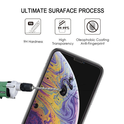 For iPhone XS Max 9H  Explosion-proof Full Glue Full Screen Tempered Glass Film, For iPhone XS Max (10D) (1 PCS)