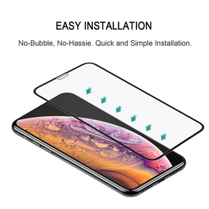 For iPhone XS Max 9H  Explosion-proof Full Glue Full Screen Tempered Glass Film, For iPhone XS Max (10D) (1 PCS)