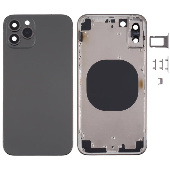 Back Housing Cover with Appearance Imitation of iP13 Pro for iPhone X, for iPhone X(Black)