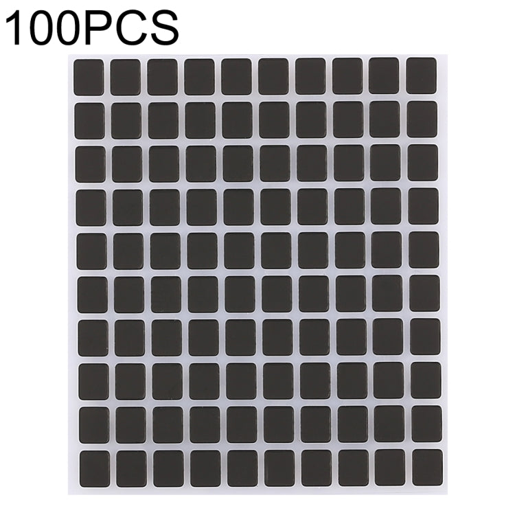 100 PCS Display Screen Black Stickers for iPhone X, For iPhone X(100 PCS)