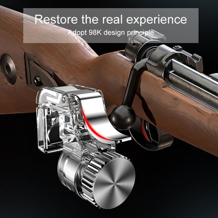 R11 Press Eat Chicken Mobile Phone Trigger Shooting Controller Button Handle, R11 Transparent