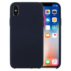 Für iPhone X / XS Pure Color Flüssigsilikon + PC Fallsichere Schutzhülle für die Rückseite, für X, X, iPhone X