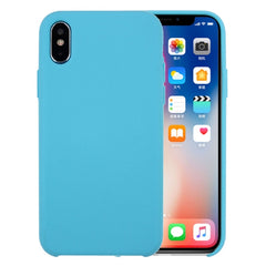 Für iPhone X / XS Pure Color Flüssigsilikon + PC Fallsichere Schutzhülle für die Rückseite, für X, X, iPhone X