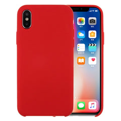 Für iPhone X / XS Pure Color Flüssigsilikon + PC Fallsichere Schutzhülle für die Rückseite, für X, X, iPhone X