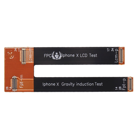 Original LCD Display & Gravity Induction Testing Flex Cable for iPhone X, For iPhone X Original