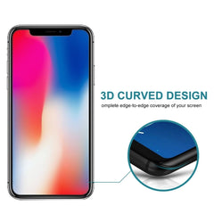 For iPhone X & XS 0.26mm 9H 3D Non-full Screen Highly Transparent Privacy Anti-glare Tempered Glass Film, For X & XS(Transparent)