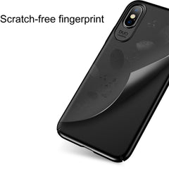 Funda protectora trasera a prueba de golpes con superficie de pintura al óleo para PC USAMS Jay Series para iPhone X/XS