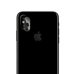 For iPhone X ENKAY Hat-Prince 0.2mm 9H Hardness 2.15D Curved Explosion-proof Rear Camera Lens Protector Tempered Glass Protective Film, iPhone X with Hole