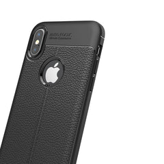 Für iPhone X / XS Litchi Texture TPU Schutzhülle für die Rückseite, für X