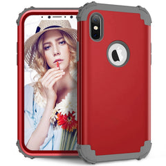 Für iPhone X / XS Diamond Series Galvanik PC + Silikon Schutzhülle, Für iPhone X, Für X