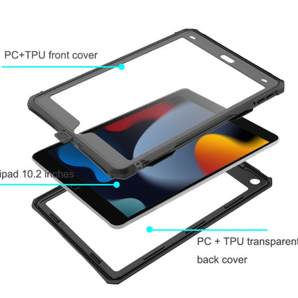 For iPad 10.2 2021 RedPepper Shockproof Waterproof PC + PET + TPU Tablet Protective Case