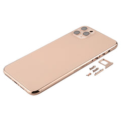 Back Housing Cover with SIM Card Tray & Side keys & Camera Lens for iPhone 11 Pro Max, For iPhone 11 Pro Max (with Camera Lens), For iPhone 11 Pro Max (Camera Lens)