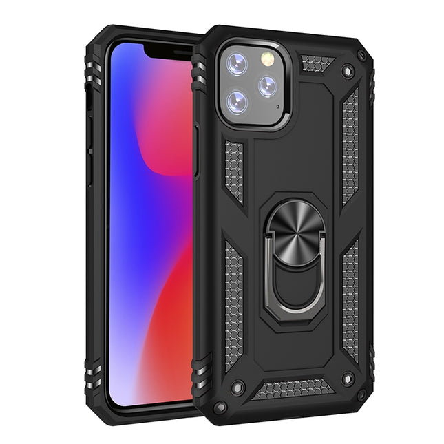Armor Stoßfeste TPU + PC-Schutzhülle für iPhone 11 Pro Max, mit 360-Grad-Drehhalterung, für iPhone 11 Pro Max