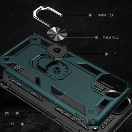 Armor Stoßfeste TPU + PC-Schutzhülle für iPhone 11 Pro Max, mit 360-Grad-Drehhalterung, für iPhone 11 Pro Max