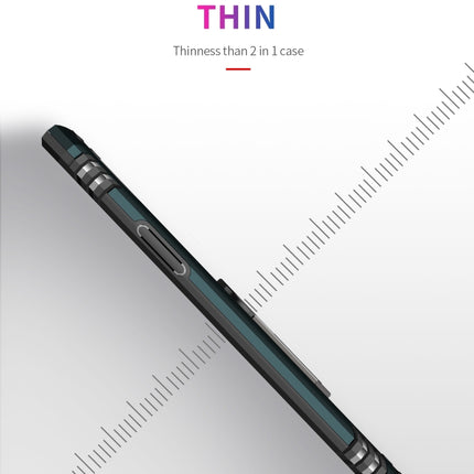 Armor Stoßfeste TPU + PC-Schutzhülle für iPhone 11 Pro Max, mit 360-Grad-Drehhalterung, für iPhone 11 Pro Max