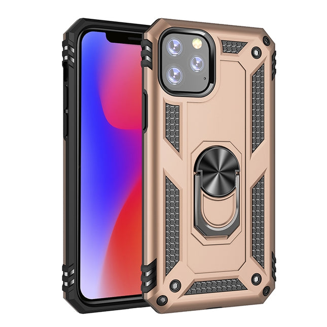 Armor Stoßfeste TPU + PC-Schutzhülle für iPhone 11 Pro Max, mit 360-Grad-Drehhalterung, für iPhone 11 Pro Max
