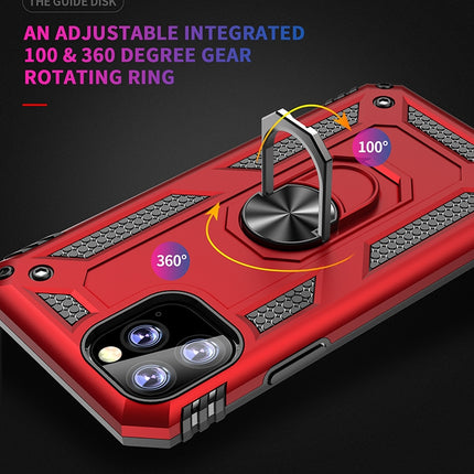 Armor Stoßfeste TPU + PC-Schutzhülle für iPhone 11 Pro Max, mit 360-Grad-Drehhalterung, für iPhone 11 Pro Max