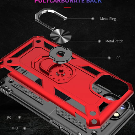 Armor Stoßfeste TPU + PC-Schutzhülle für iPhone 11 Pro Max, mit 360-Grad-Drehhalterung, für iPhone 11 Pro Max