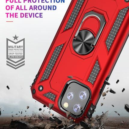 Armor Stoßfeste TPU + PC-Schutzhülle für iPhone 11 Pro Max, mit 360-Grad-Drehhalterung, für iPhone 11 Pro Max
