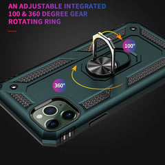 Armor Shockproof TPU + PC Protective Case for iPhone 11, with 360 Degree Rotation Holder, For iPhone 11