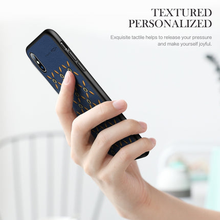 For iPhone XS Max ROCK Origin Series Business TPU + PU Protective Case, For XS Max