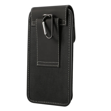Universal-Hängetasche aus Oxford-Stoff für 5,7-6,3-Zoll-Mobiltelefone, mit Karabiner, 6,3 Zoll