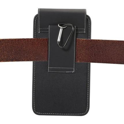 Universal-Hängetasche aus Oxford-Stoff für 5,7-6,3-Zoll-Mobiltelefone, mit Karabiner, 6,3 Zoll