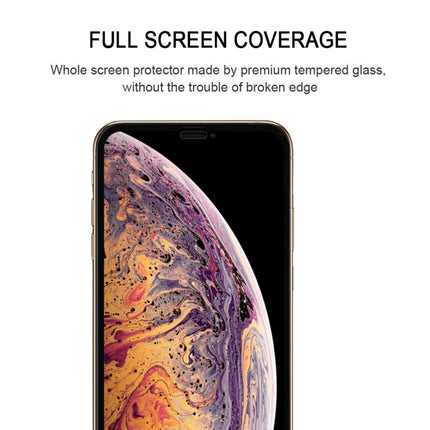 For iPhone XS Max 9H 2.5D Ultrathin Silk-screen Carbon Fiber Full Screen Protector Film, For iPhone XS Max Black 2.5D, For iPhone XS Max White