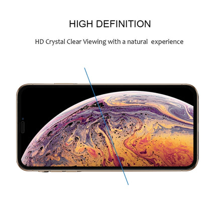 For iPhone XS Max 9H 2.5D Ultrathin Silk-screen Carbon Fiber Full Screen Protector Film, For iPhone XS Max Black 2.5D, For iPhone XS Max White