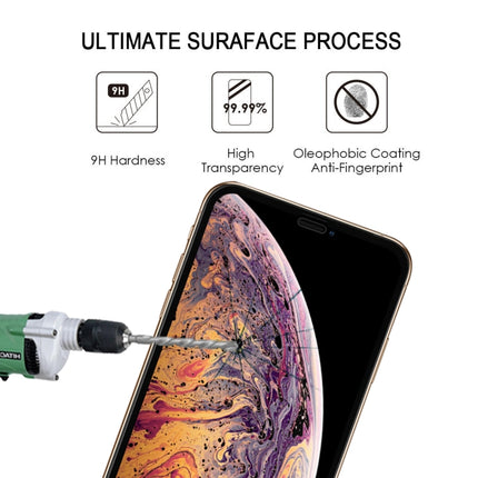 For iPhone XS Max 9H 2.5D Ultrathin Silk-screen Carbon Fiber Full Screen Protector Film, For iPhone XS Max Black 2.5D, For iPhone XS Max White