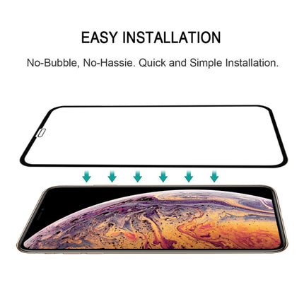 For iPhone XS Max 9H 2.5D Ultrathin Silk-screen Carbon Fiber Full Screen Protector Film, For iPhone XS Max Black 2.5D, For iPhone XS Max White