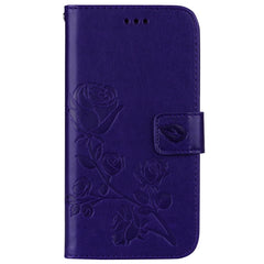 For iPhone XS Max Rose Embossed Horizontal Flip PU Leather Case with Holder & Card Slots & Wallet, For XS Max