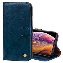 For iPhone XS Max Business Style Oil Wax Texture Horizontal Flip Leather Case with Holder & Card Slots & Wallet, For iPhone XS Max