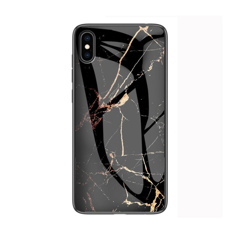 Für iPhone XS Max Marmor Glas Schutzhülle, Für iPhone XS Max