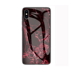 Für iPhone XS Max Marmor Glas Schutzhülle, Für iPhone XS Max