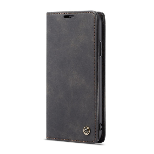 Para iPhone XS Max CaseMe-013 Estuche multifuncional retro de cuero con tapa horizontal esmerilada con ranura para tarjetas, soporte y billetera, para iPhone XS Max