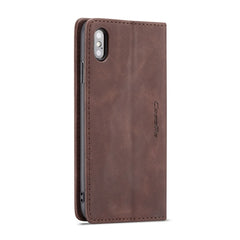 For iPhone XS Max CaseMe-013 Multifunctional Retro Frosted Horizontal Flip Leather Case with Card Slot & Holder & Wallet, For iPhone XS Max