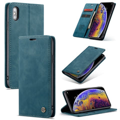 For iPhone XS Max CaseMe-013 Multifunctional Retro Frosted Horizontal Flip Leather Case with Card Slot & Holder & Wallet, For iPhone XS Max