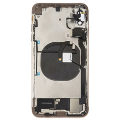 Battery Back Cover Assembly (with Side Keys & Speaker Ringer Buzzer & Motor & Camera Lens & Card Tray & Power Button + Volume Button + Charging Port + Signal Flex Cable & Wireless Charging Module) for iPhone XS Max, For iPhone XS Max (Full Assembly)���...