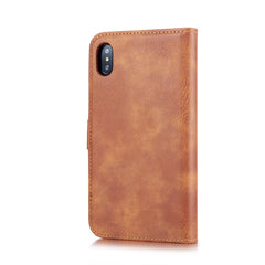 For iPhone XS Max DG.MING Crazy Horse Texture Flip Detachable Magnetic Leather Case with Holder & Card Slots & Wallet, iPhone XS Max, For iPhone XS Max