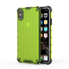 Für iPhone XS Max Stoßfeste Honeycomb PC + TPU-Schutzhülle, für iPhone XS Max