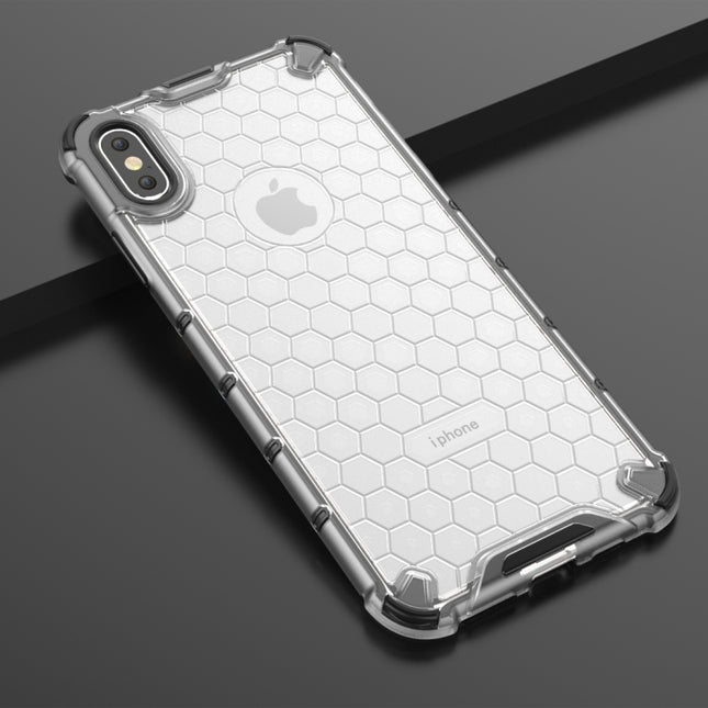 For iPhone XS Max Shockproof Honeycomb PC + TPU Protective Case, For iPhone XS Max