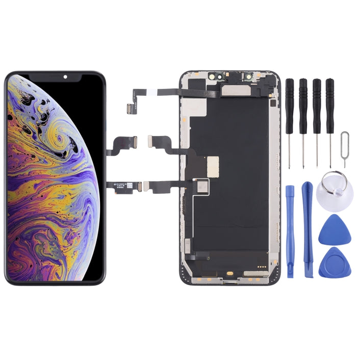 Original LCD Screen with Earpiece Speaker Flex Cable for iPhone XS Max, For iPhone XS Max(Original)