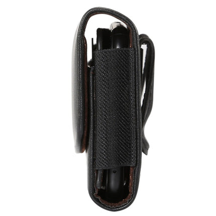 Lammleder Gummiband Herren 5,7-6,0 Zoll Handy Universal Hängende Taille Ledertasche mit Kartensteckplatz, für iPhone XS Max / 8 Plus / 7 Plus / Honor 8X und andere 5,7-6,0 Zoll Handys