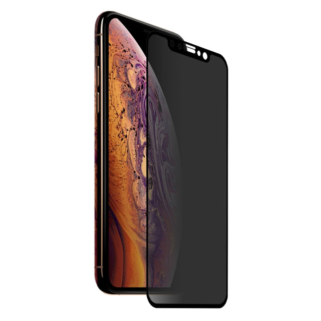 For iPhone XS Max ENKAY Hat-Prince 0.26mm 9H 6D Privacy Anti-glare Full Screen Tempered Glass Film, iPhone XS Max
